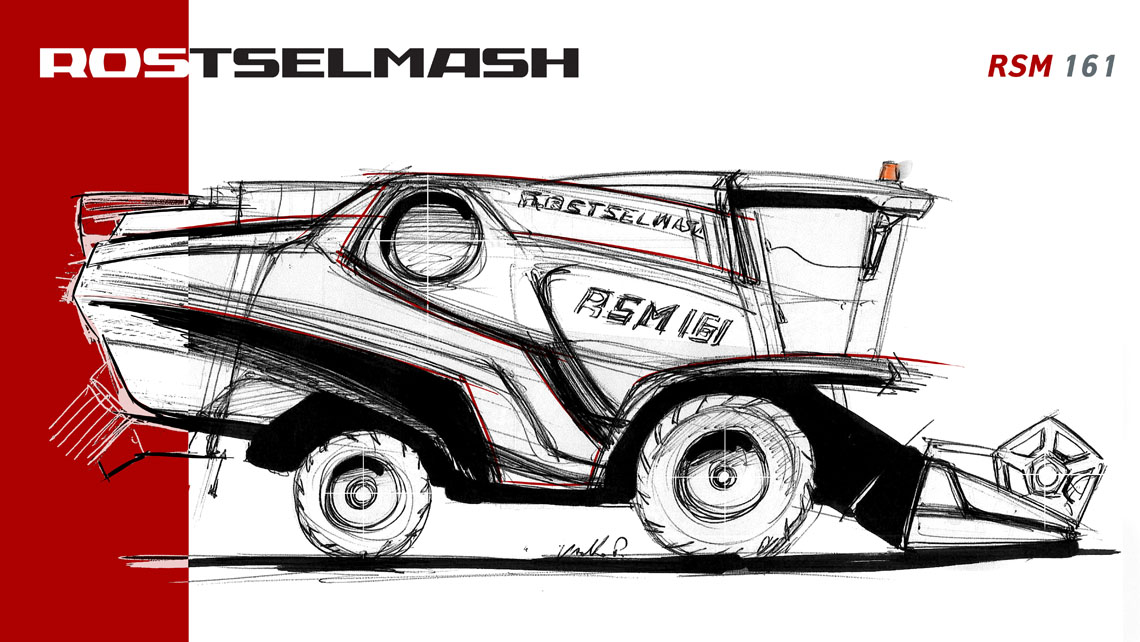 AMV Design Rostselmash rsm 161 Concept Design