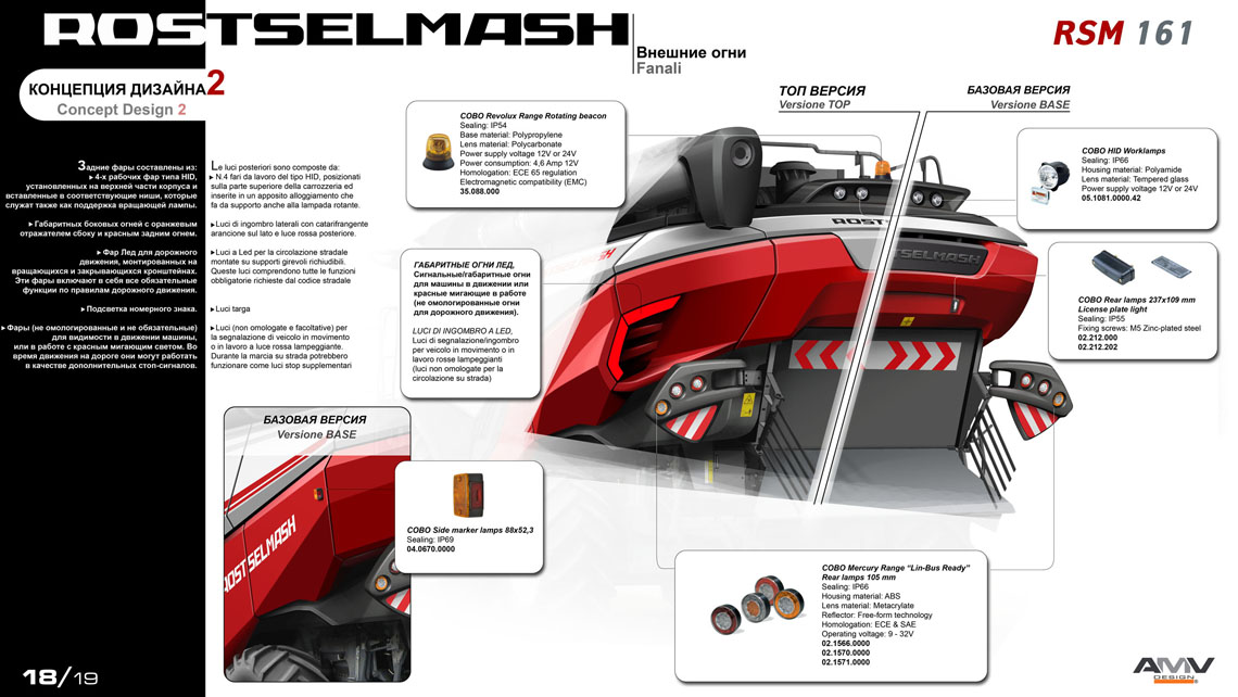 AMV Design Rostselmash rsm 161 Concept Design 