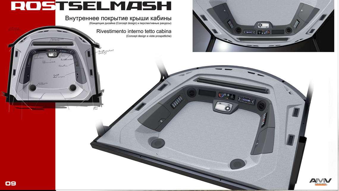 AMV Design Rostselmash rsm 161 Concept Design