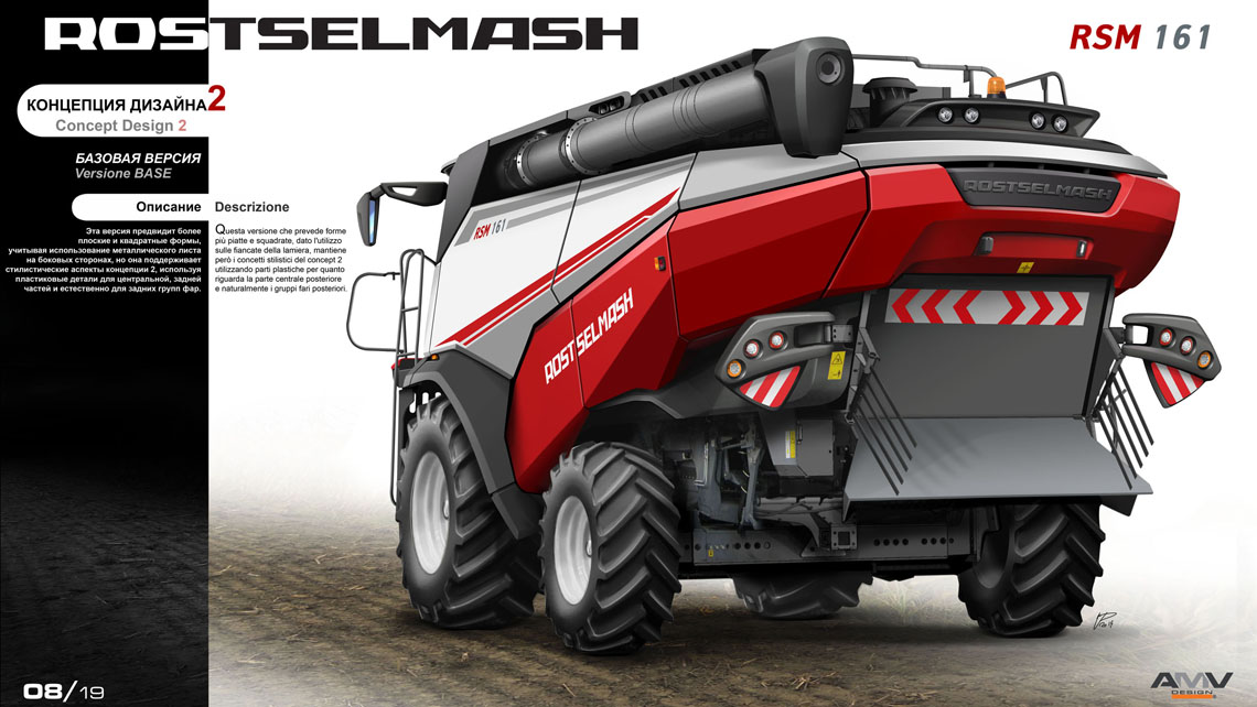 AMV Design Rostselmash rsm 161 Concept Design
