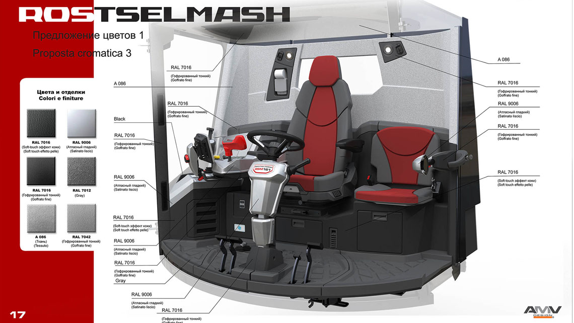 AMV Design Rostselmash rsm 161 Concept Design