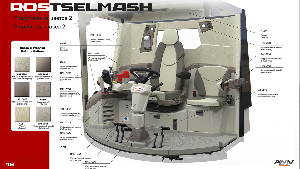 AMV Design Rostselmash rsm 161 Concept Design