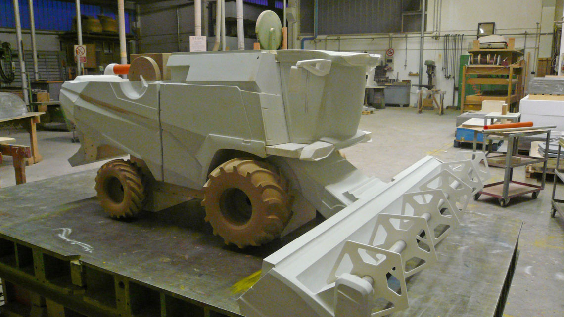 AMV Design Rostselmash rsm 161 mockup machine
