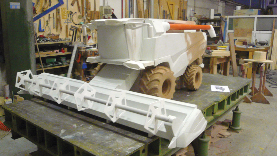 AMV Design Rostselmash rsm 161 mockup machine