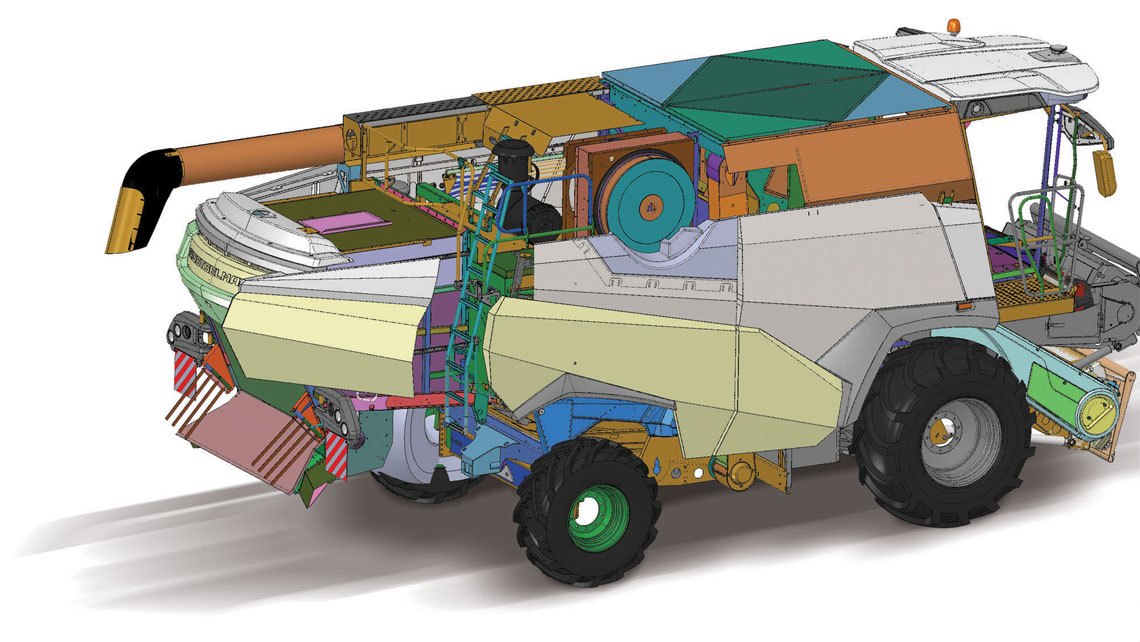 AMV Design Rostselmash rsm 161  Engineering 2