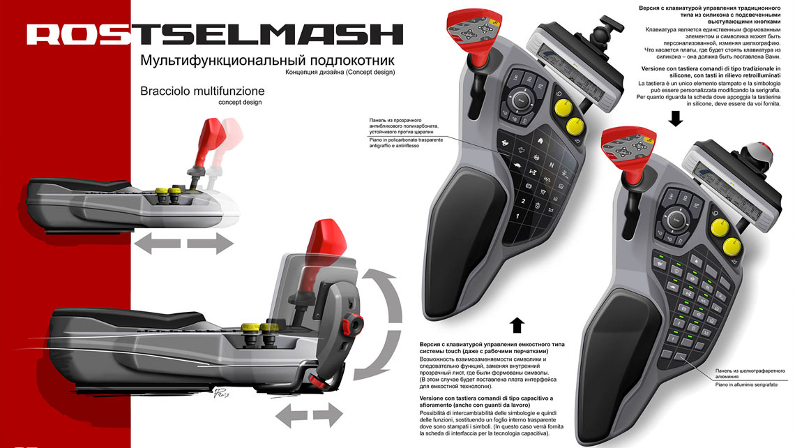 AMV Design Rostselmash rsm 161 joystick 