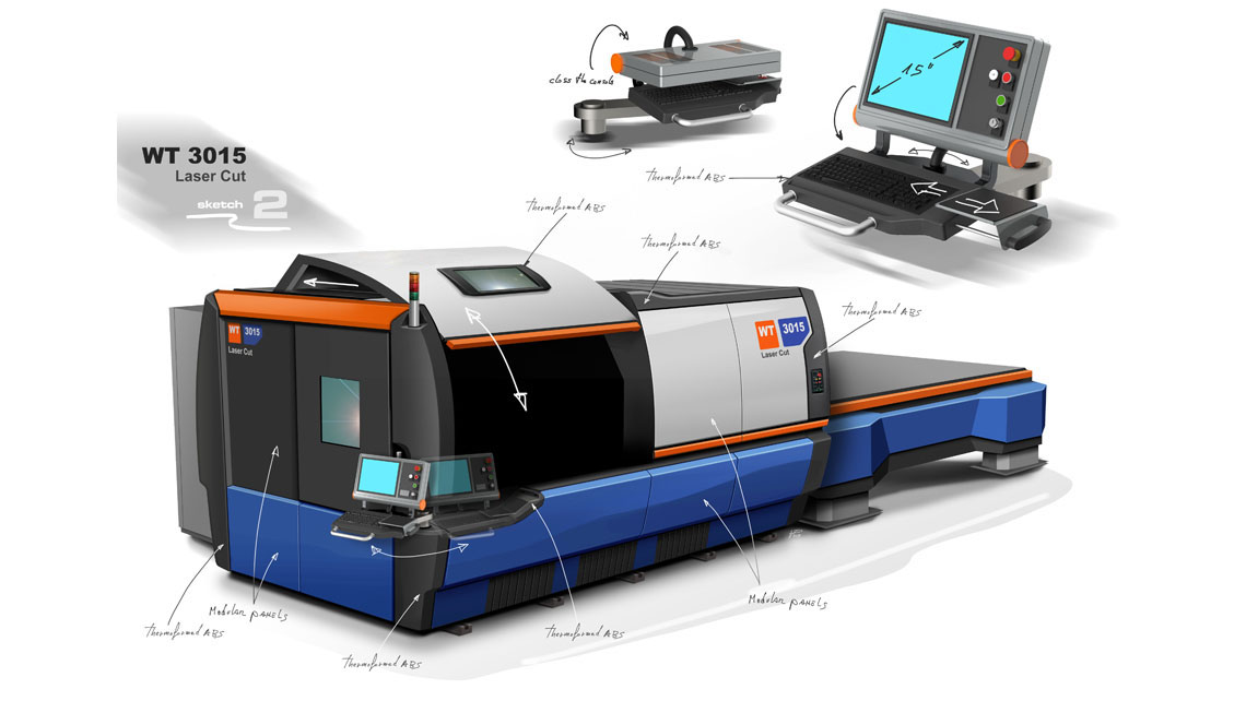 AMV Design Ruch servomotor LaserCut 3015 Concept Design 2