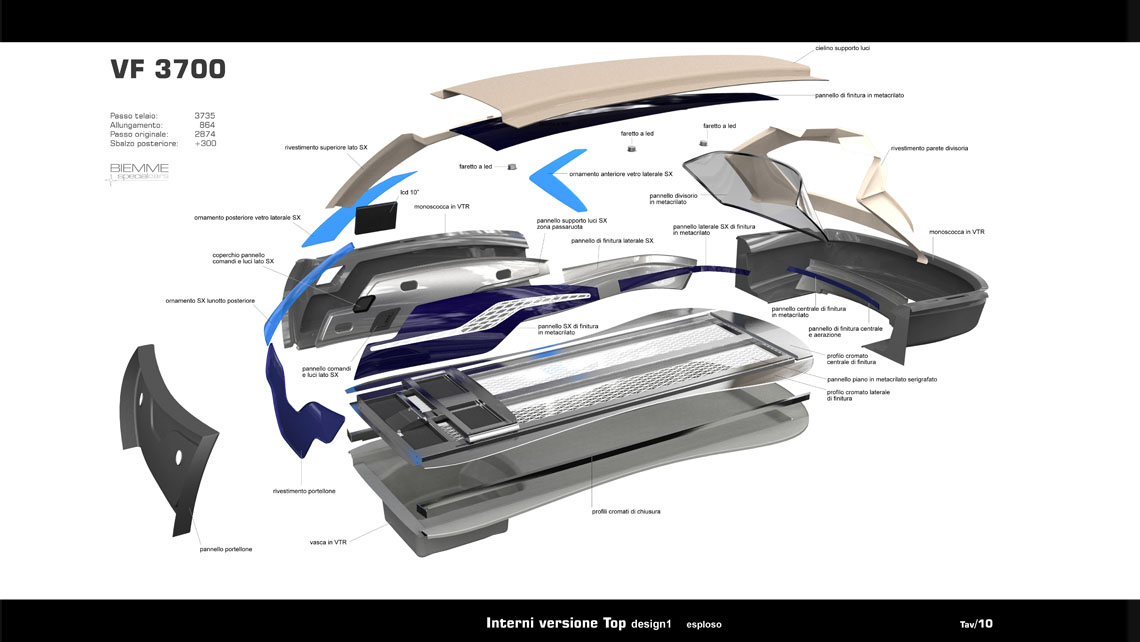 AMV Design Biemme Special Cars interni concept 5