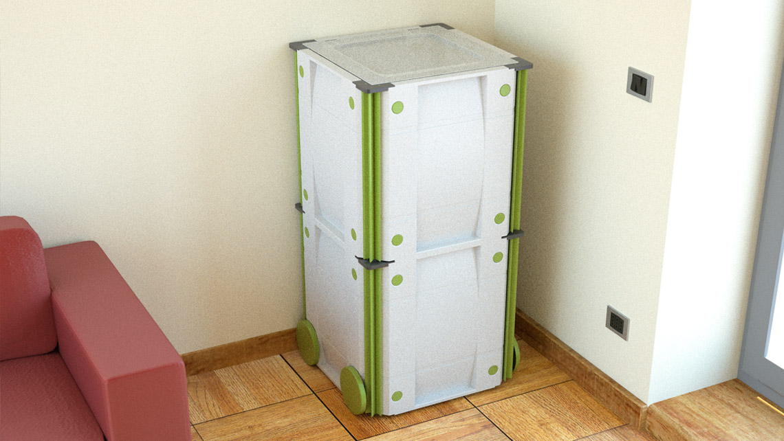 AMV Design ABM Italia Contenitori modulari organizer organizza spazio