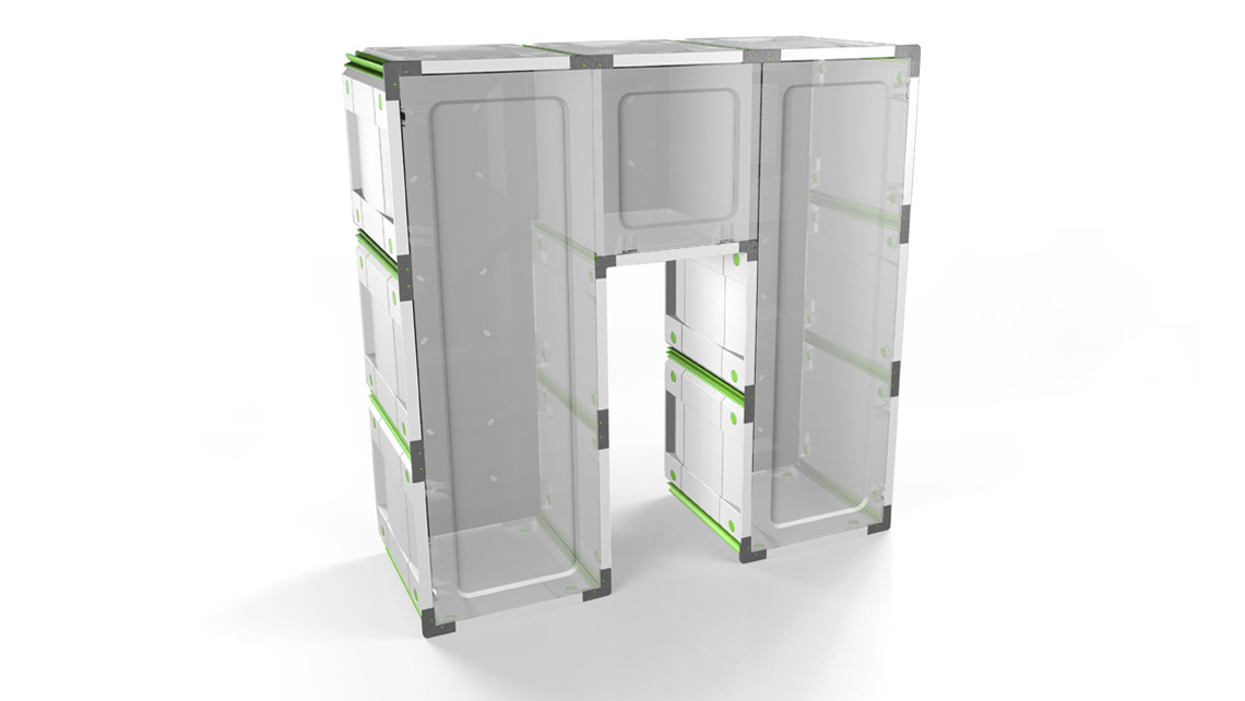 AMV Design ABM Italia Contenitori modulari organizer organizza spazio
