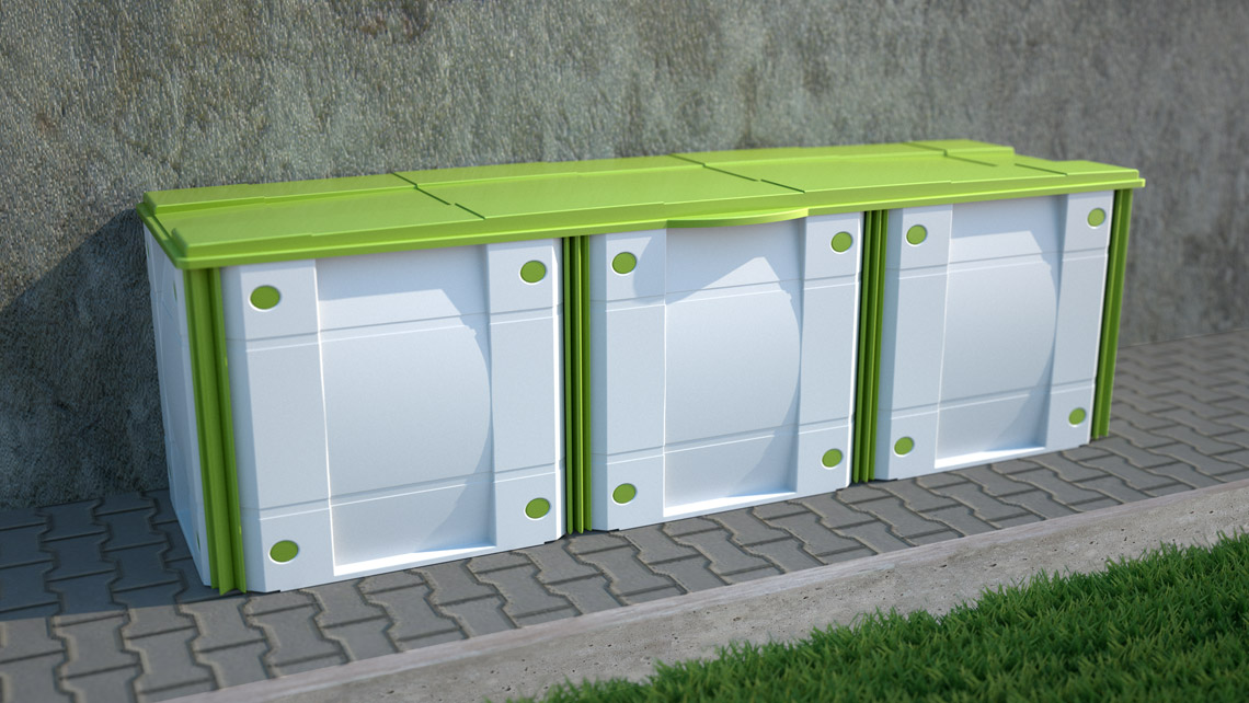 AMV Design ABM Italia Contenitori modulari organizer organizza spazio