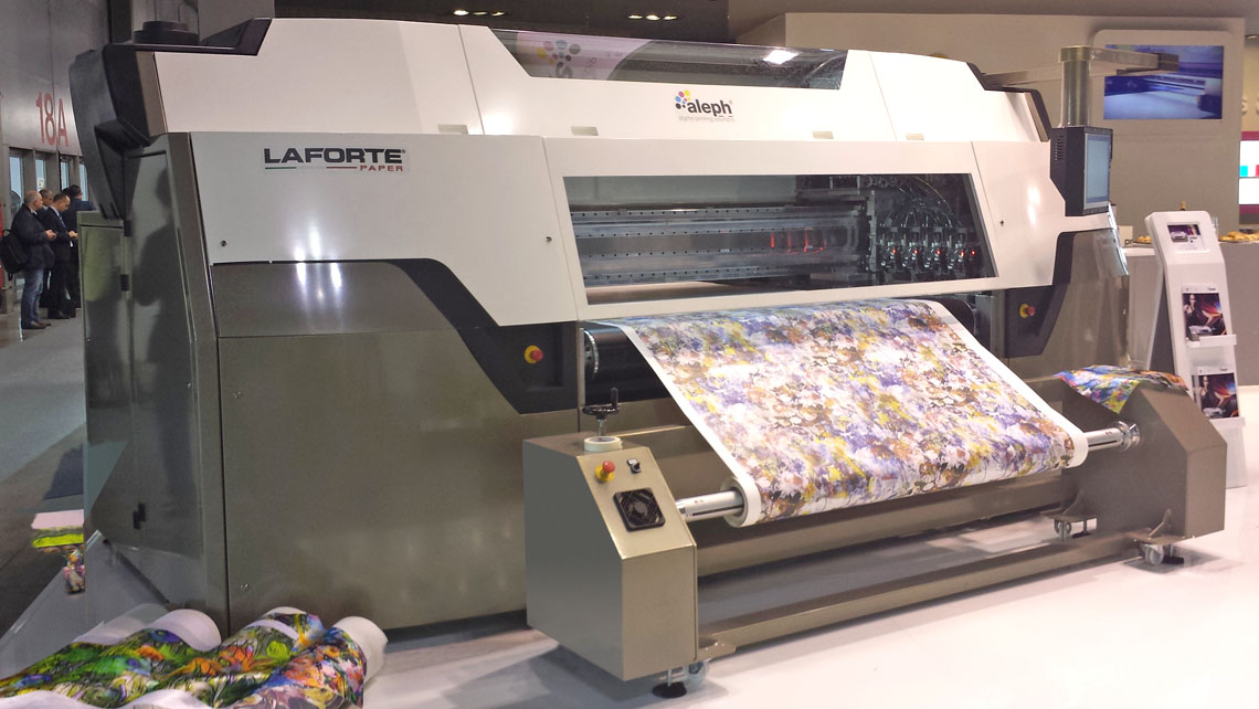AMV Design Aleph - La forte paper stampanti digitali Industriali di grande formato per l’industria tessile e grafica