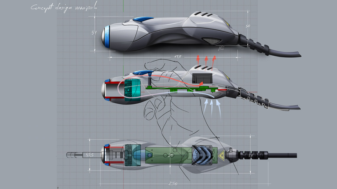 AMV Design ASA LASER manipolo laser 