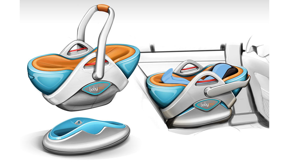 AMV Design Trio 3 in 1 ovetto passeggino seggiolino auto trsportino concept  infanzia bambini neonati