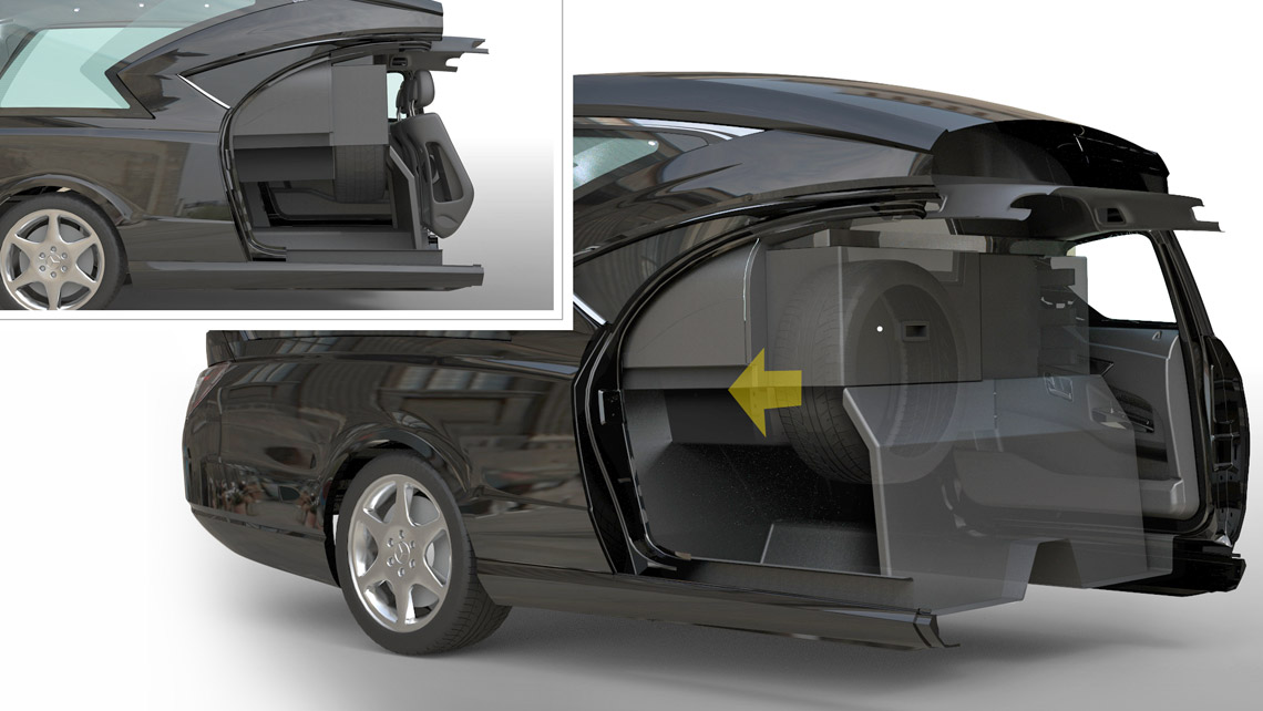AMV Design BIEMME专用车公司，VF3700 2门和4门版灵车
