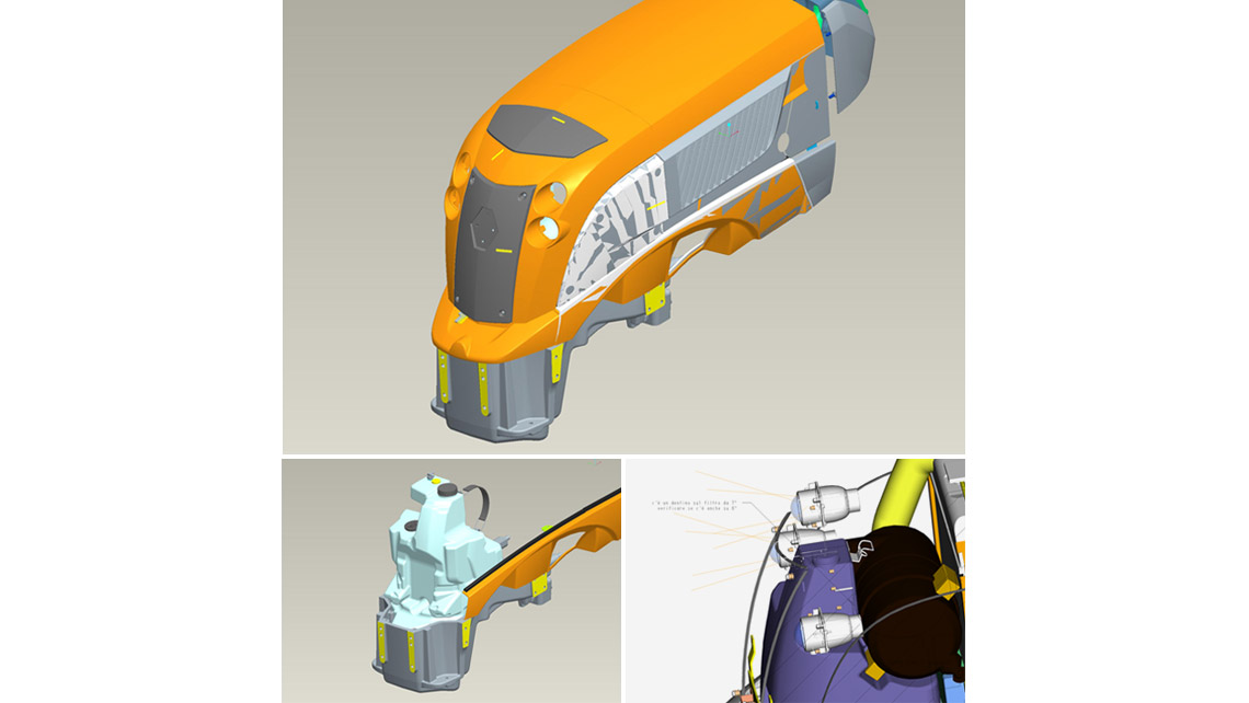 AMV Design CARRARO AGRITALIA per RENAULT Claas ET 79 trattore