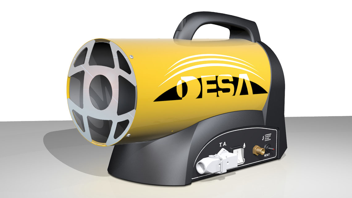 AMV Design, Master,Desa, termoventilatore, riscaldatore con ventilazione, Riscaldatore a gas portatile blp