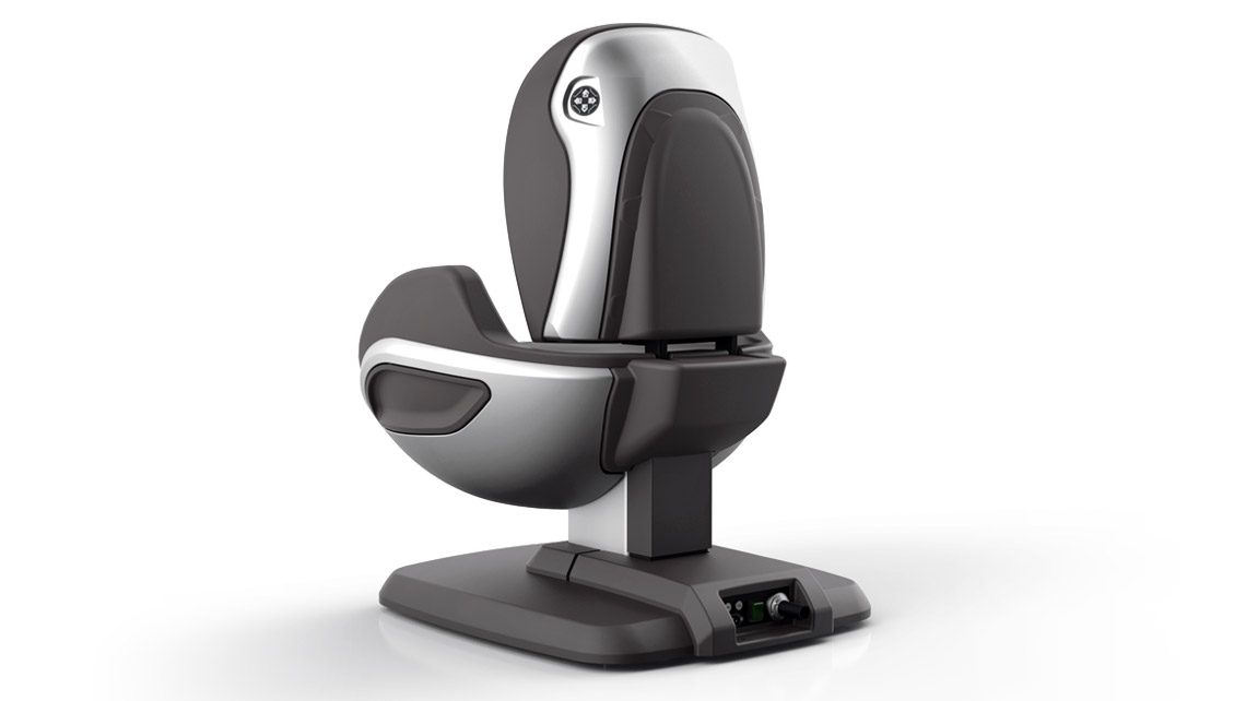 AMV Design, DEKA laser, ELEN, EL.EN, Dr. Arnold therapeutical chair,seduta terapeutica, incontinenza, urinary incontinence, problemi femminili, Lounge chair terapeutica, TOP Flat Magnetic Stimulation