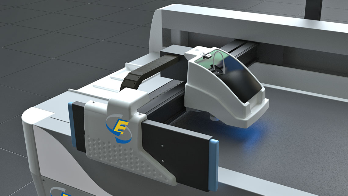 Elitron Cristal 16.6 - Plotter per per il taglio automatico della pelle