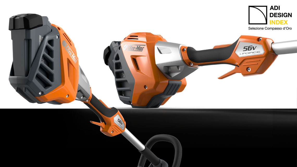 AMV Design -  Emak Oleo-mac Decespugliatore 56V Li-ion Series, Decespugliatore professionale, decespugliatore a batteria, electric professional brushcutter, BCi530T