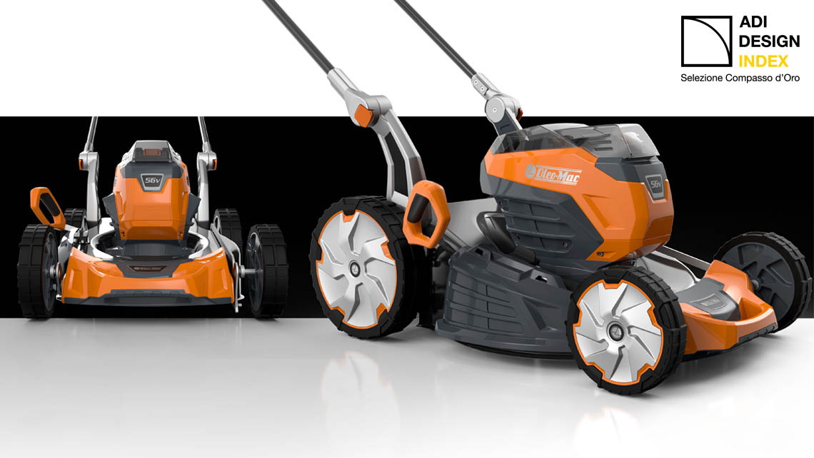 AMV Design, Emak, Oleo-Mac 56V, Gi553V, rasaerba   elettrico, rasaerba professionale, rasaerba a batteria, electric lawnmower, professional lawnmower