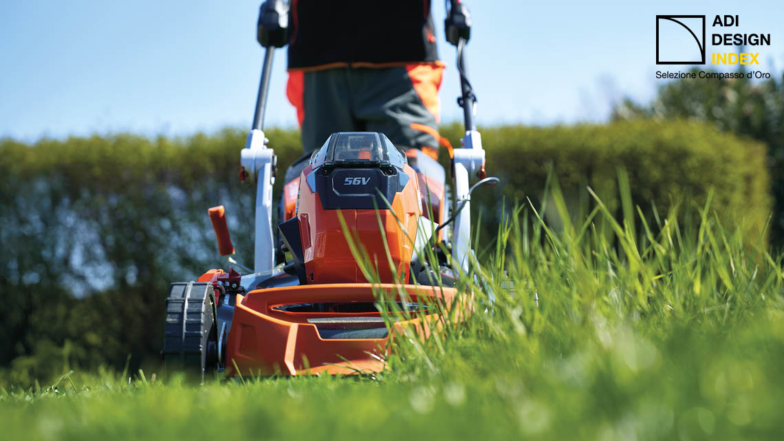 AMV Design, Emak, Oleo-Mac 56V, Gi553V, rasaerba   elettrico, rasaerba professionale, rasaerba a batteria, electric lawnmower, professional lawnmower