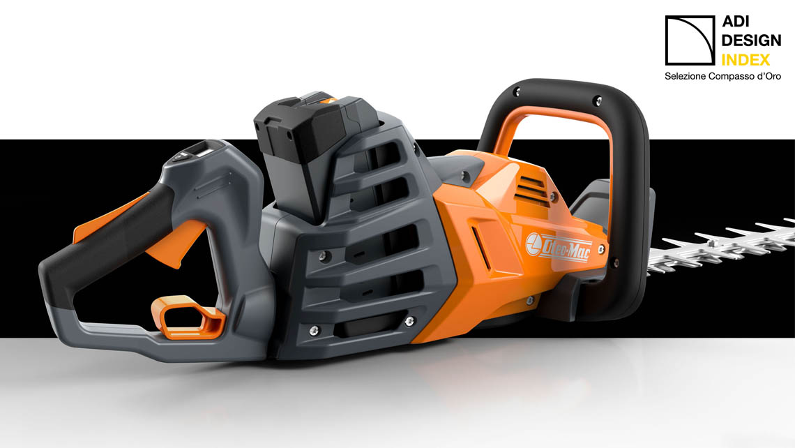 AMV Design - oleo-mac  Tagliasiepi 56V Li-ion Series emak, HCi560, tagliasiepi elettrico professionale, professional electric hedge trimmer, tagliasiepi a batteria