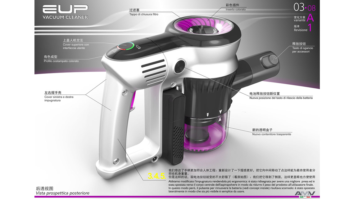 Eup AMV Design aspirapolvere vacuum cleaner