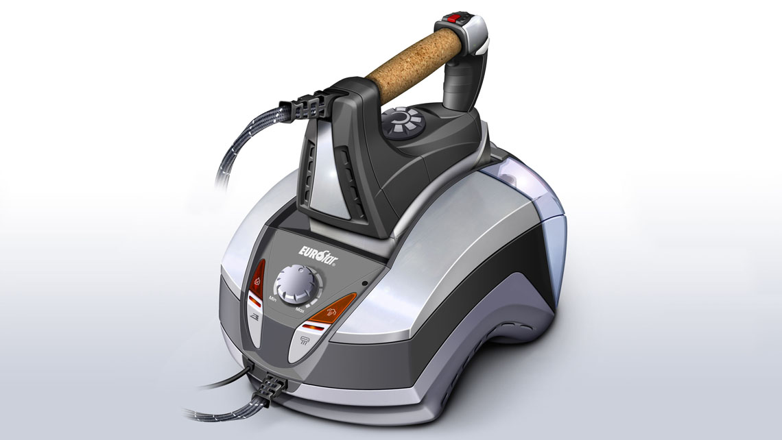 AMV Design Eurostar Ferro da stiro con caldaia sistema stirante
