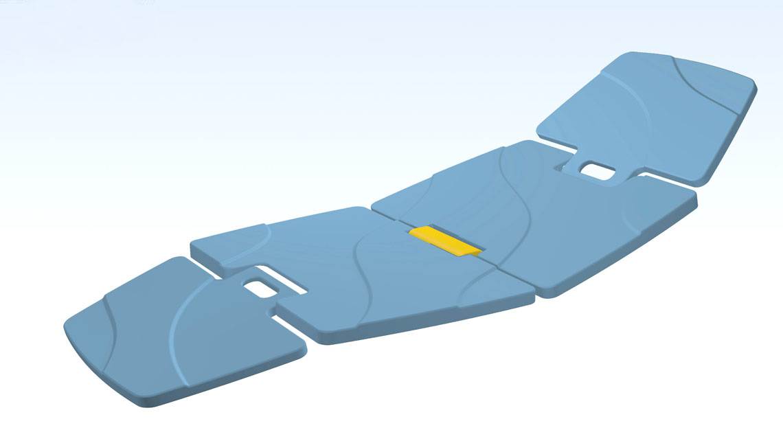 AMV Design finproject XL EXTRALIGHT tappetino da spiaggia