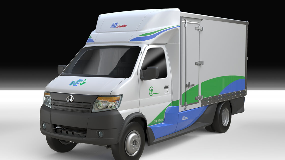 AMV Design HAIDE camion furgone veicolo elettrico CHD5030XXYBEV