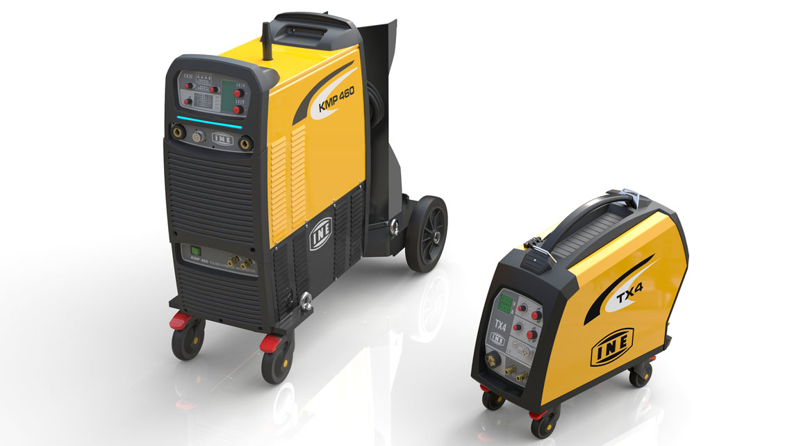 AMV Design  INE - KMP 460 TX4 SKYLINE 1500 saldatrice generatore sinergico multifunzionale ad inverter