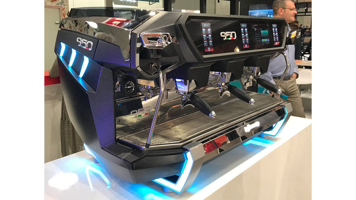 AMV Design La spaziale s50 coffee machine horeca vending macchina per caffè espresso host 2019 milano