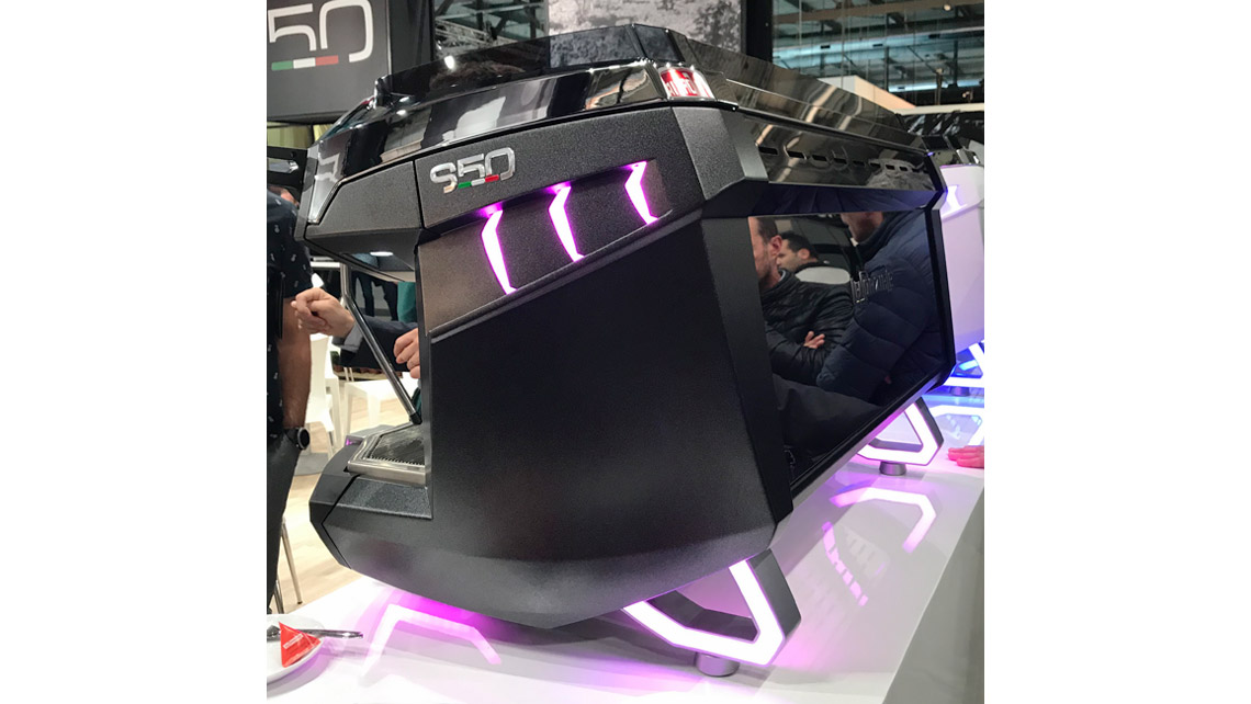 AMV Design La spaziale s50 coffee machine horeca vending macchina per caffè espresso host 2019 milano