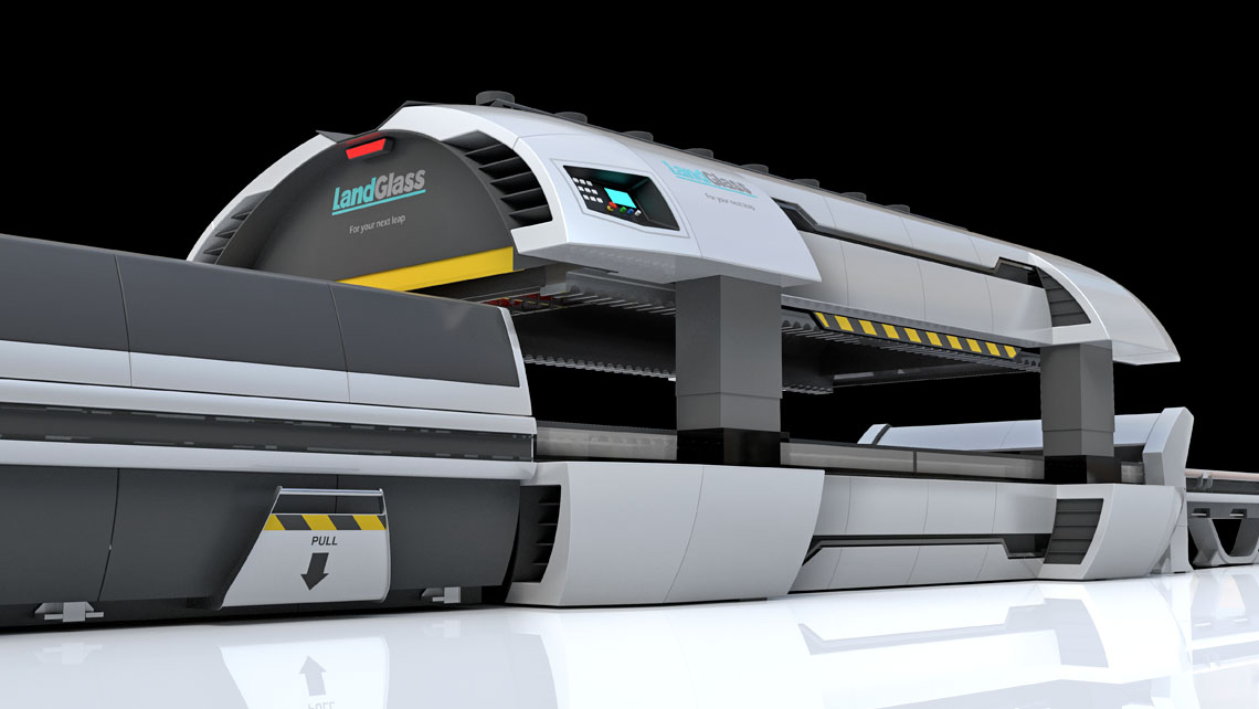 Landglass Cyclone Flat Glass Tempering Furnace