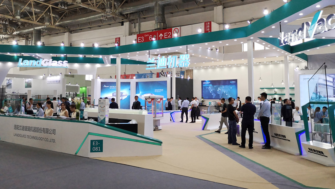 AMV Design stand espositivo Landglass Chinaglass 2019 booth Landglass Chinaglass 2019 exposition stand Beijing Pekin fair