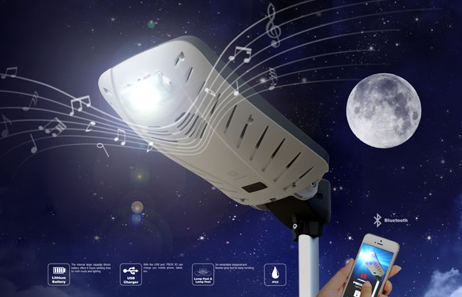 Illuminazione solare multimediale