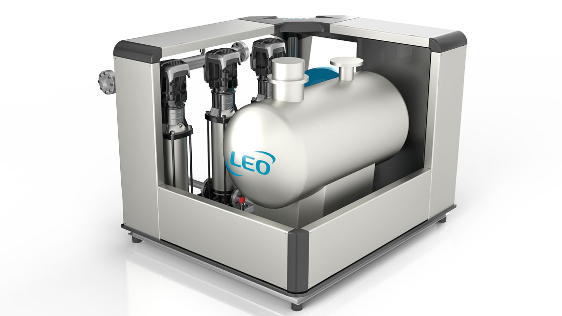 AMV Design Leo gruop pompa per fornitura di acqua con 3 pompe verticali