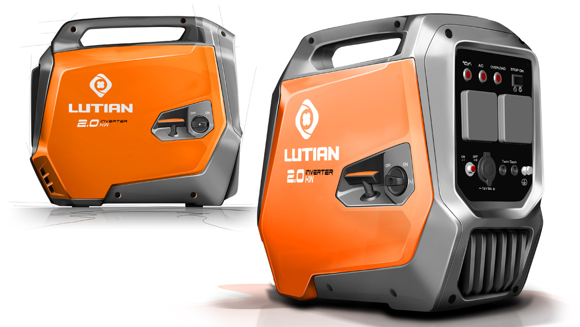 AMV Design  LUTIAN - Lutian generatore di corrente ad inverter power generator inverter LT2000 gruppo elettrogeno generator set