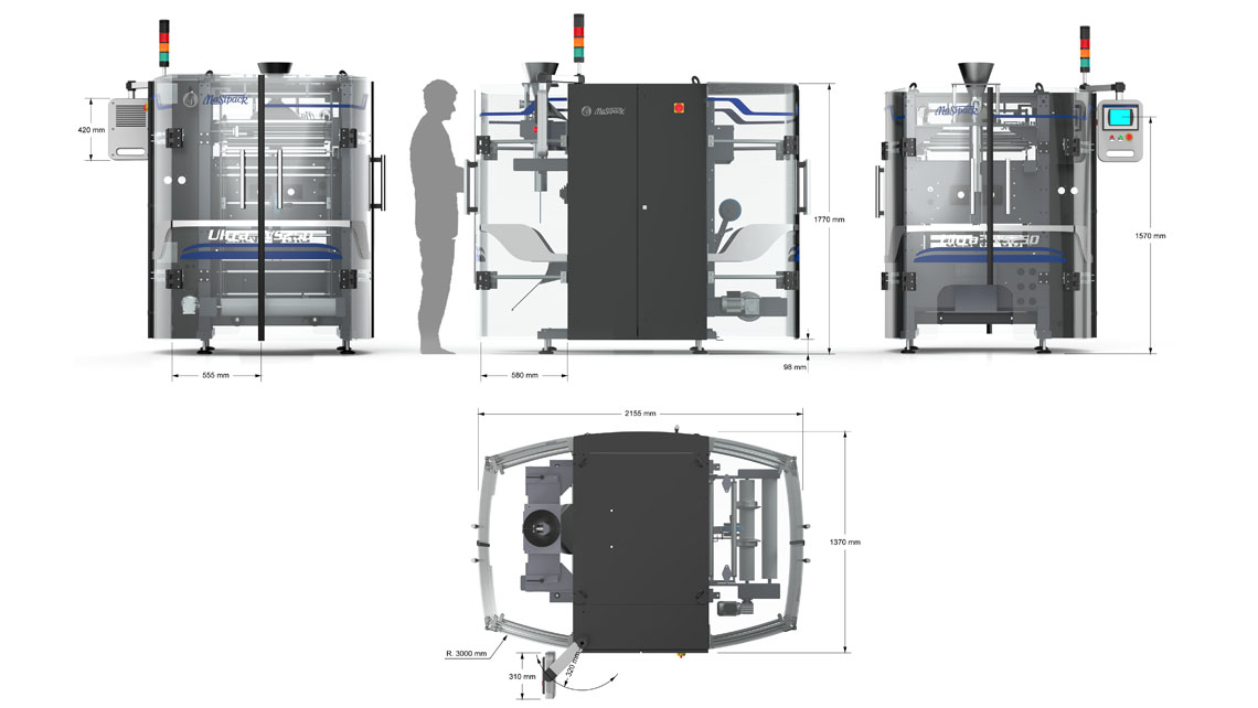 Masipack imballatrice  ULTRA VS 250 V.F.F.S. Baggers Vertical Form Fill Seal