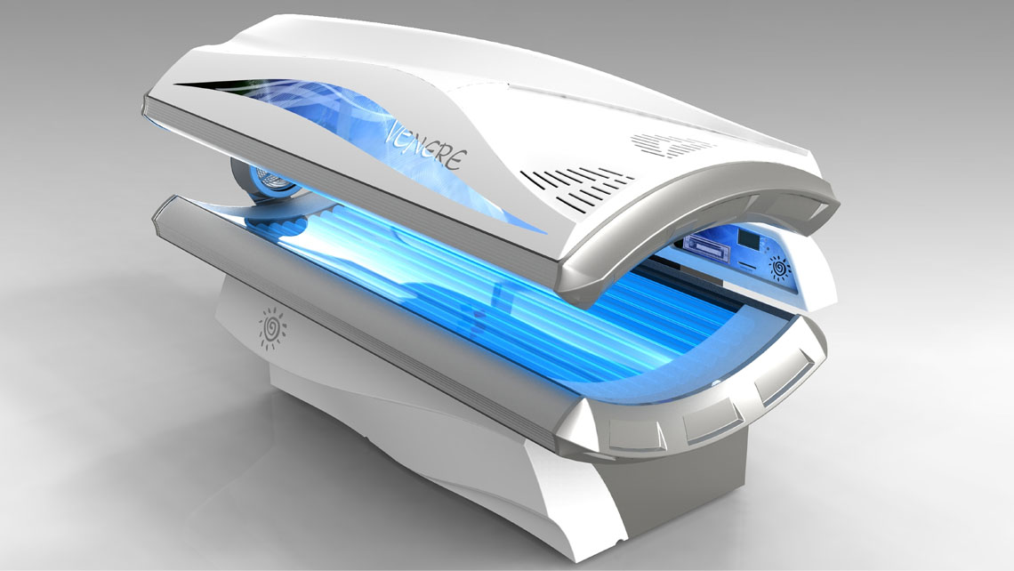 AMV Design - MÜSTER and DIKSON-  Lettino abbronzante ad alta pressione Solarium Venere