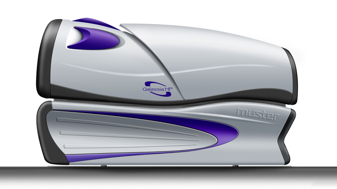 AMV Design - MÜSTER and DIKSON-  Lettino abbronzante ad alta pressione Solarium Galassia HP
