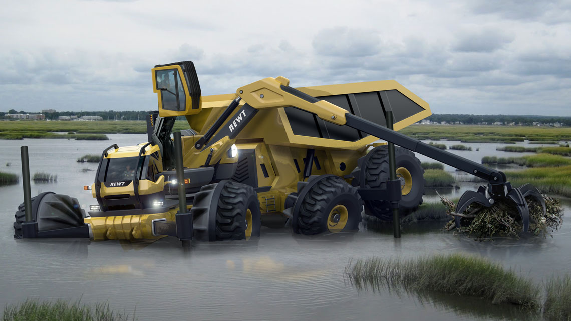 AMV Design Veículo anfíbio modular para transporte NEWT