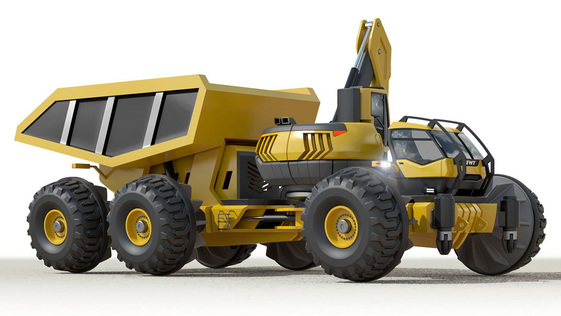 AMV Design Veículo anfíbio modular para transporte NEWT