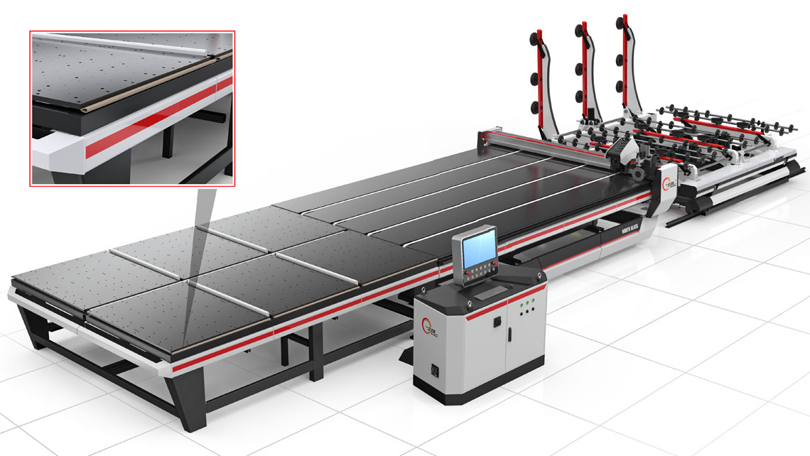 Northglass Magazzino glass Cutting machine