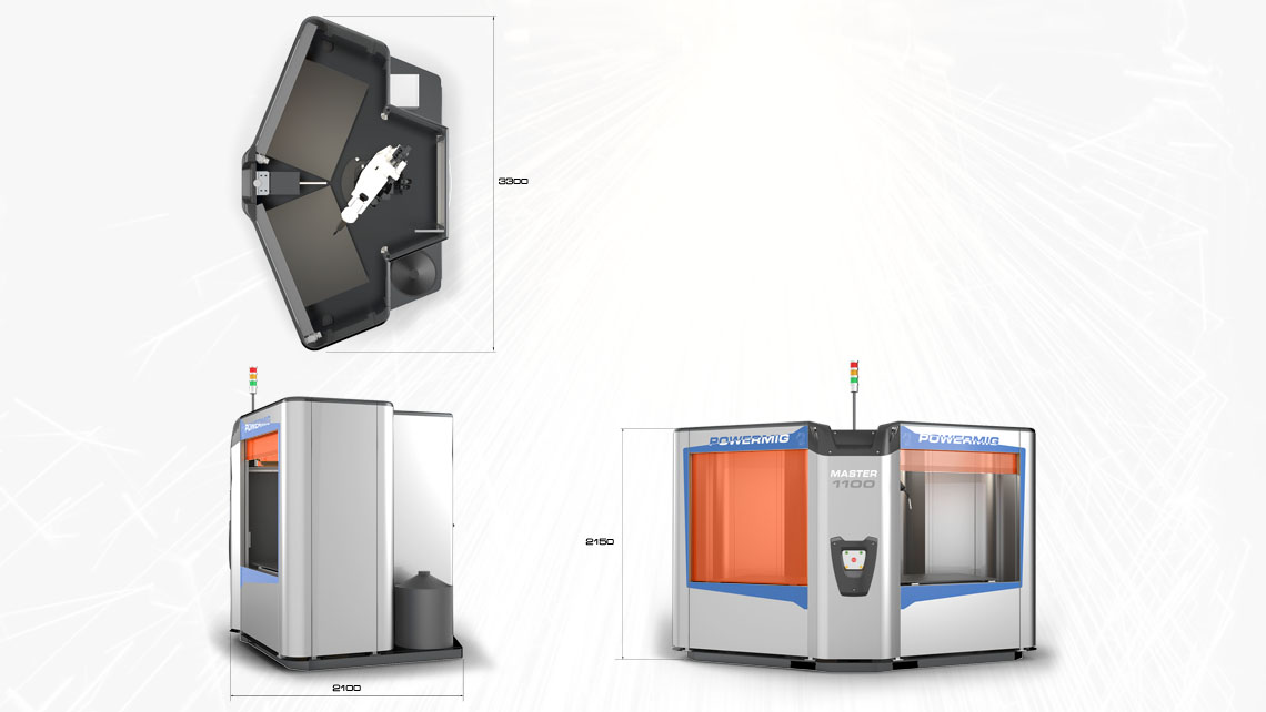 Powermig Master 1100 Cella robotizzata per saldatura 