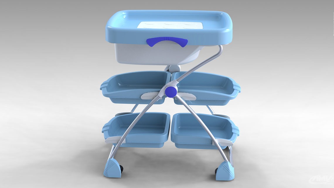 AMV Design PRIMI SOGNI Baby Bath Changing Table