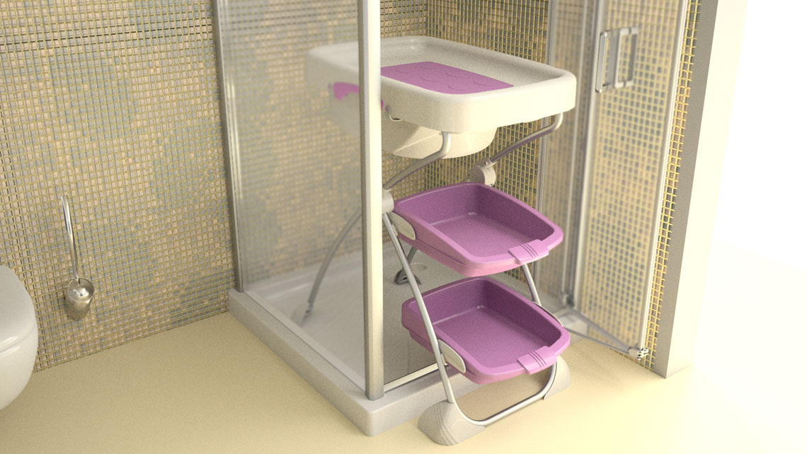 AMV Design PRIMI SOGNI Baby Bath Changing Table