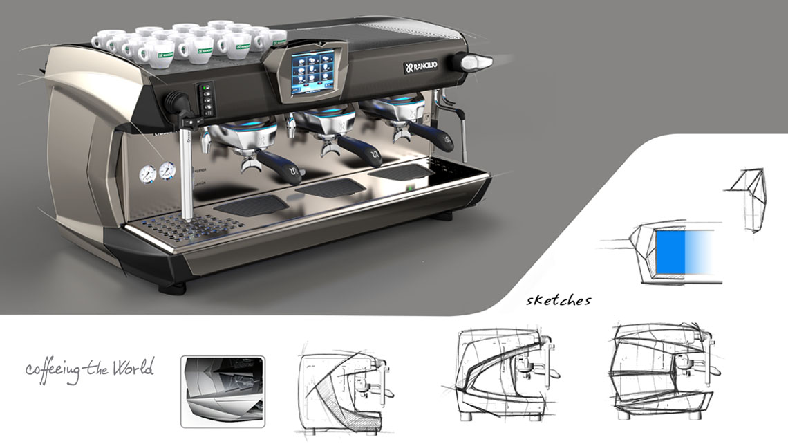 AMV Design Rancilio Classe 10 Coffee machine horeca vending