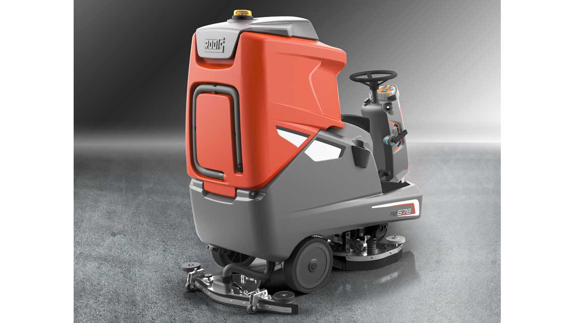 AMV Design - ROOTS MULTICLEAN LTD, ride on scrubber RB 650/750/850, Roots Scrub,  industrial cleaning machine
